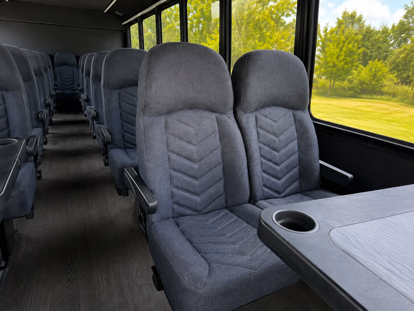 athens easy corporate transportation with an athens charter bus