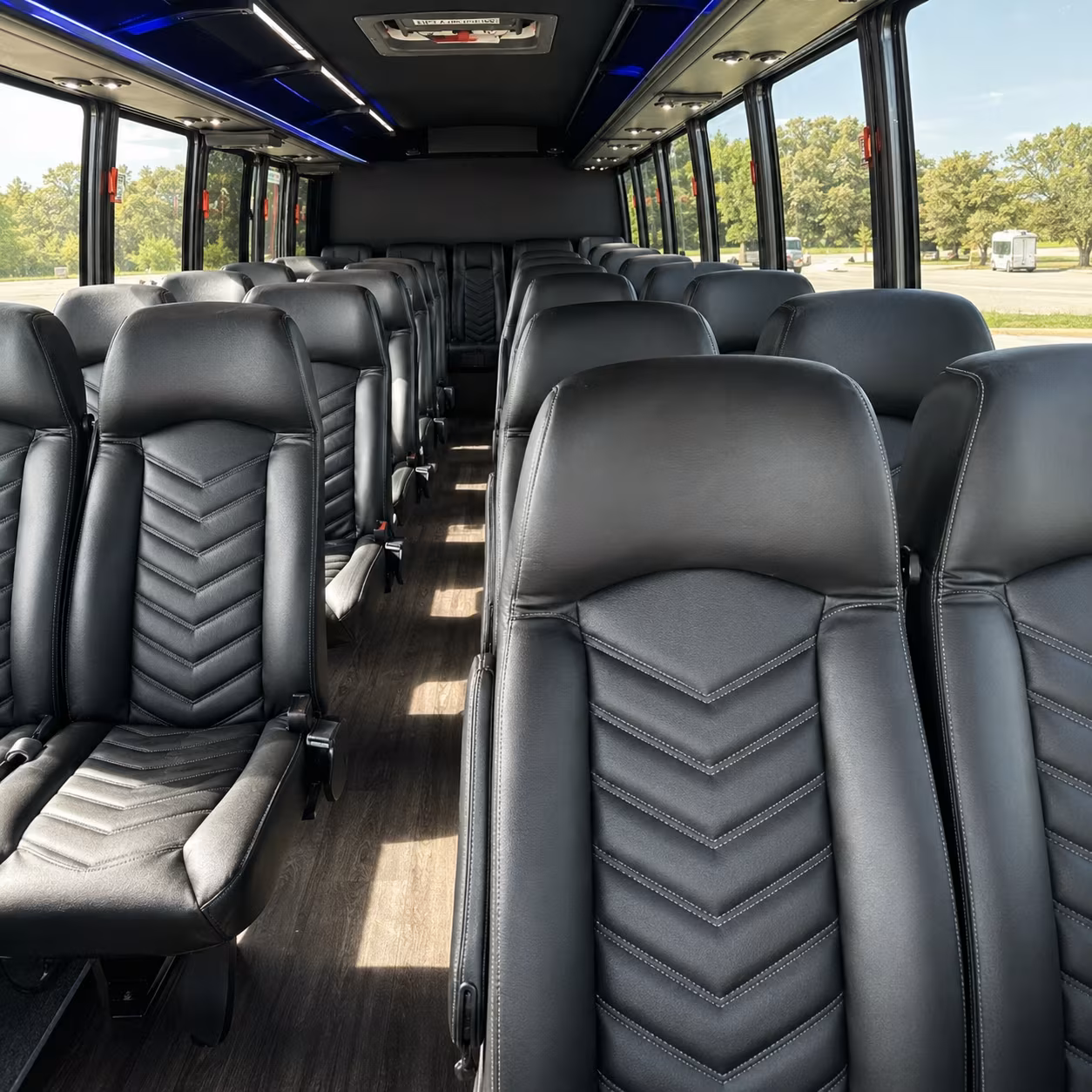 chattanooga wedding transportation onboard seating