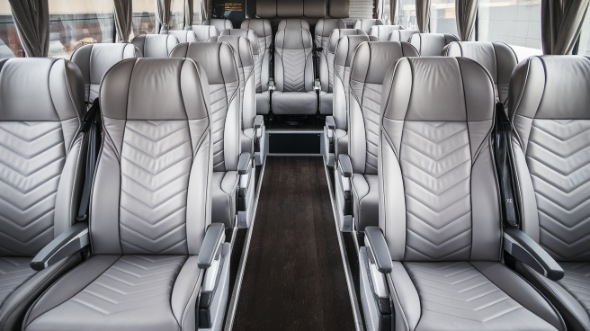 50 passenger charter bus interior