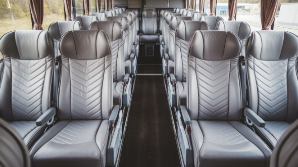 54 passenger charter bus interior chattanooga