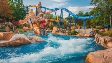 six flags white water